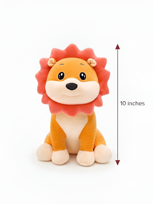 10-Inch Cuddly Lion Plush Toy – Soft Stuffed Animal ST16678.