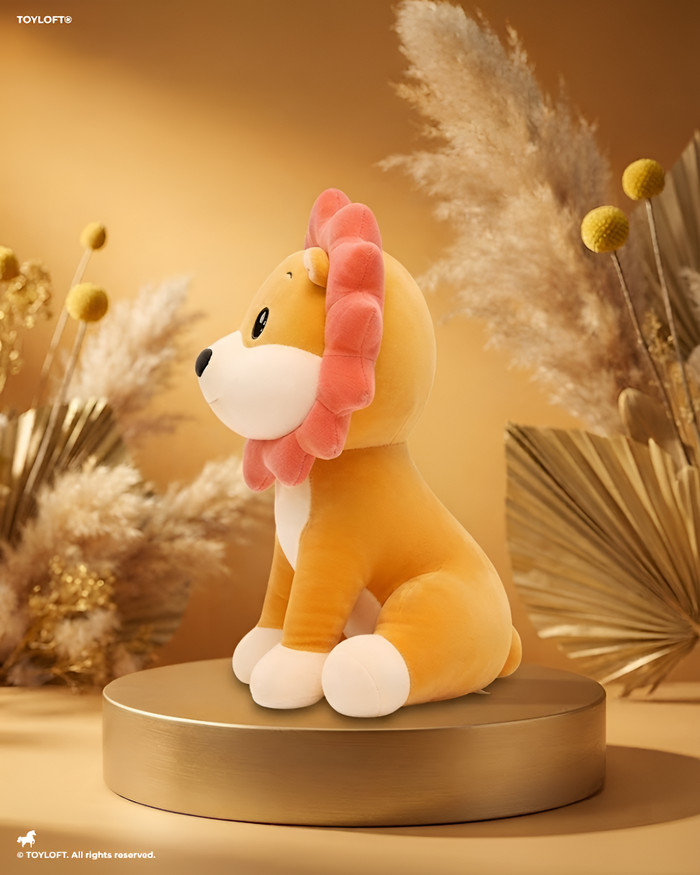 10-Inch Cuddly Lion Plush Toy – Soft Stuffed Animal ST16678.