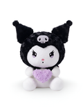 10-Inch Kuromi Plush Toy with Purple Heart Black ST15435.