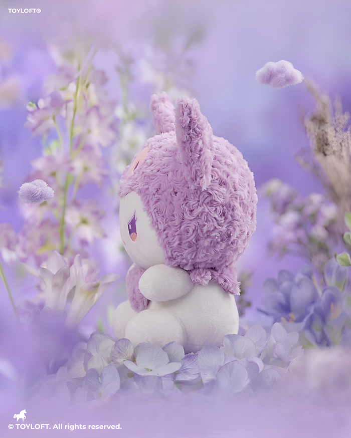 10-Inch Kuromi Plush Toy with Purple Heart Lavender ST15435.