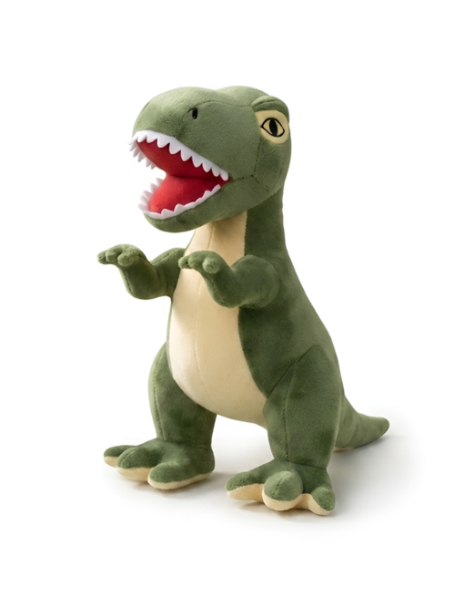 10 Inch T-Rex Dinosaur Soft Toy – Cute Stuffed Animal Plushie Green ST14196.