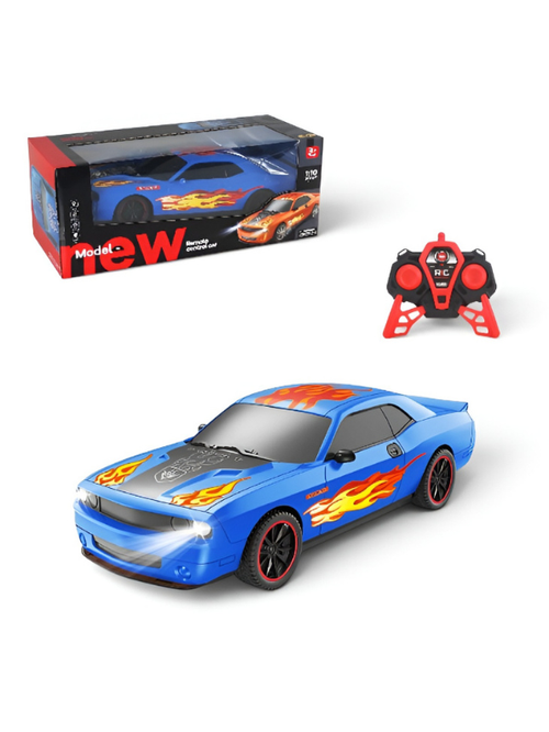 1:10 Scale 4-Channel Remote Control Car - 2.4GHz RC Muscle Car TV7330
