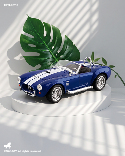 1965 Shelby Cobra 427 S/C Diecast Car 1:22 Scale MD608.