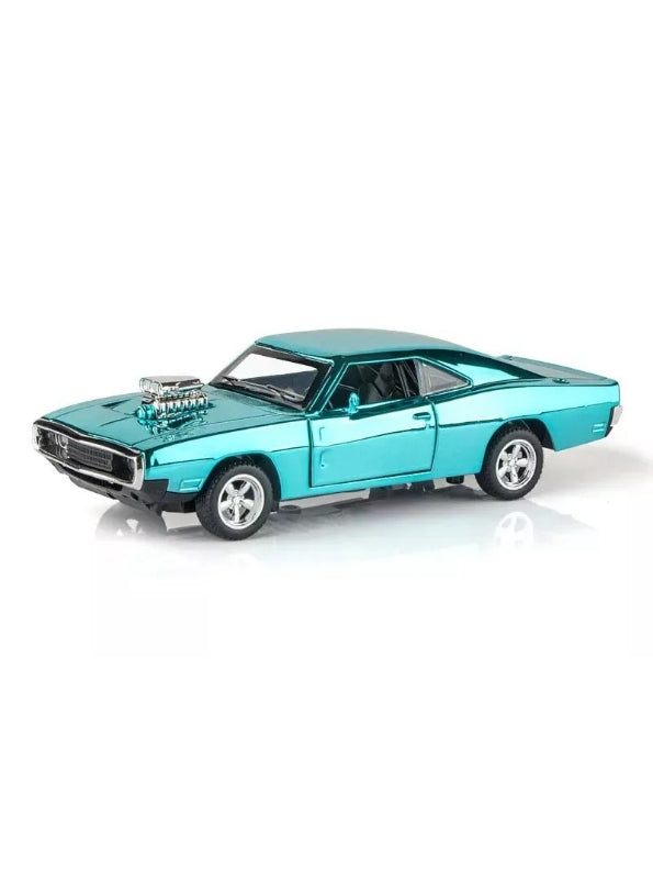 1970 Dodge Charger Fast And Furious Metal Model Diecast Car - Free Car Inside.