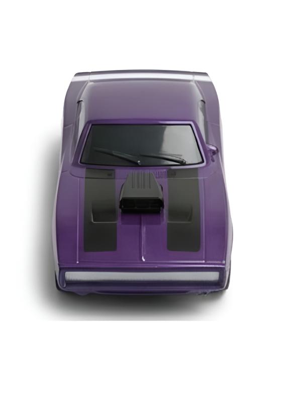 1970 Dodge Charger R/T Classic Muscle Car 1:24 Scale– Purple Diecast Toy Car MD284.