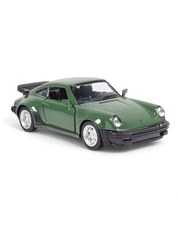 1978 Porsche 911 Turbo Diecast Model Car – 1:24 Scale Vintage Classic Porsche Collectors Car - Green TVO25.