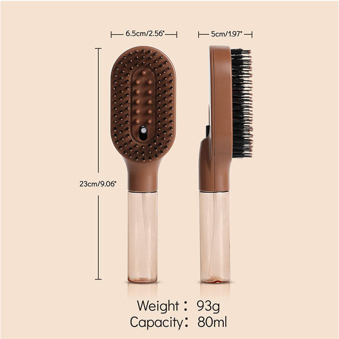 2 in 1 Hair Brush with Mist Spray