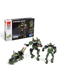 3-in-1 CHANGE UNION Building Block Set - 156 PCS Military Robot & Vehicle Building Block Set - Transforming STEM Toy TV5008