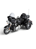 3-Wheel Cruise Trike Motorcycle Diecast Bike Black MD7.