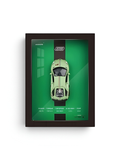 3D Car Frame Lamborghini Aventador SVJ 631 1:32 Scale Model Car – Acrylic Display Box LMI16718.