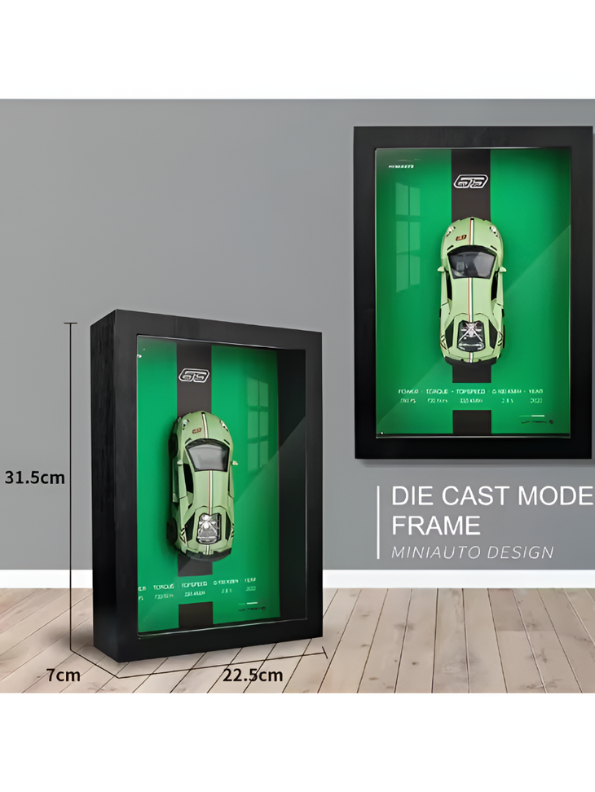 3D Car Frame Lamborghini Aventador SVJ 631 1:32 Scale Model Car – Acrylic Display Box LMI16718.