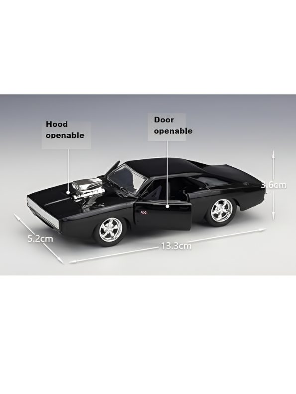 3D Framed 1970 Dodge Charger Diecast Model 1:32 Scale in Premium Frame LMI16717.