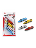 4-Pack Alloy Metal High-Speed Bullet Train Toy Set LMI16706.