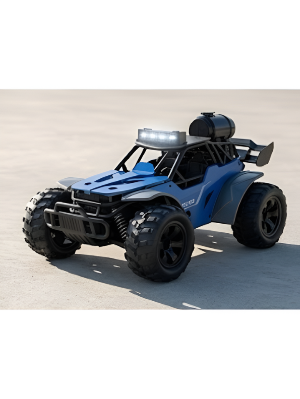 4-Wheel Drive High-Speed RC Desert Buggy Toy Car with LED Headlights & Pistol Grip Remote Controller LMI16727