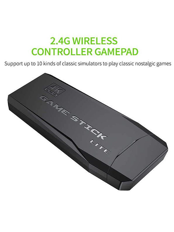 4K Ultra HD Gamepad Controller 3555+ Games - Black - Toyloft