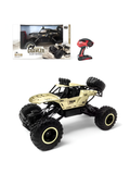 4WD RC Rock Crawler Monster Truck – Alloy Shell, 2.4GHz Off-Road Car Gold TV2221.