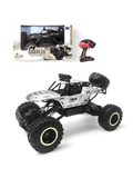 4WD RC Rock Crawler Monster Truck – Alloy Shell, 2.4GHz Off-Road Car Silver TV2221.