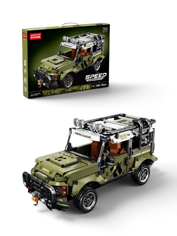 4x4 Off-Road Adventure SUV Building Block Set – 768-Piece Detailed Model Kit for Creative Construction & Display TV6708