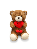 55cm Giant Brown Teddy Bear with Red Plush Heart ST13613.
