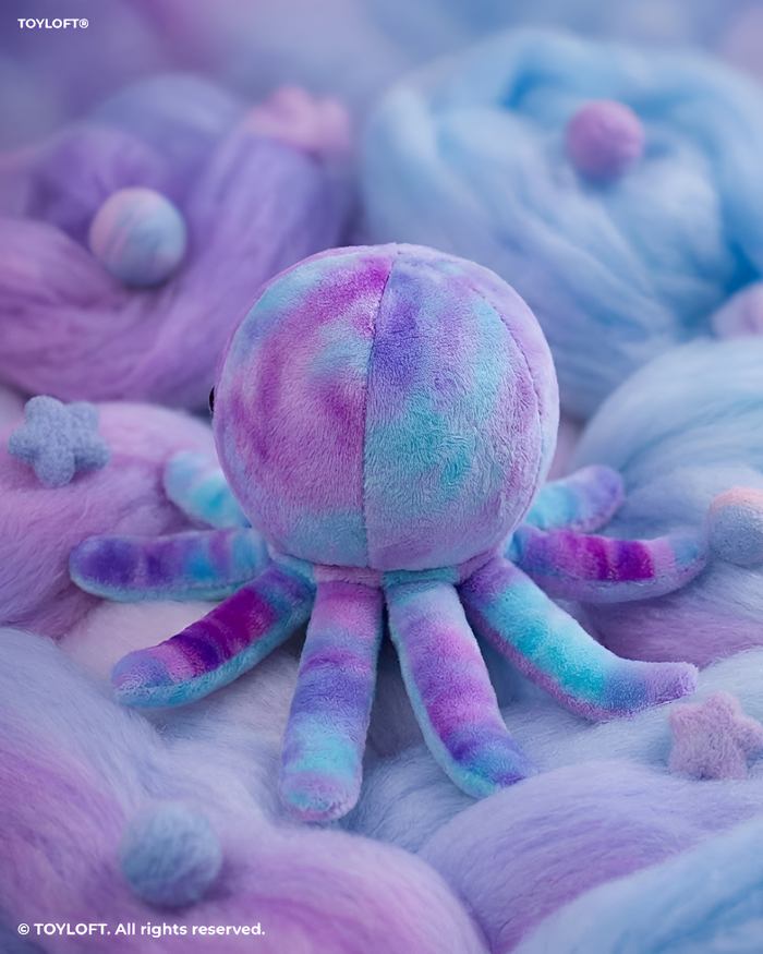 70 cm Plush Octopus Soft Toy Purple ST14847.