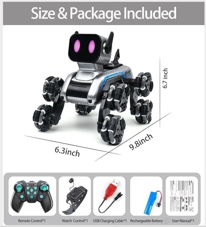 8-Wheel Stunt Robot Dog Car