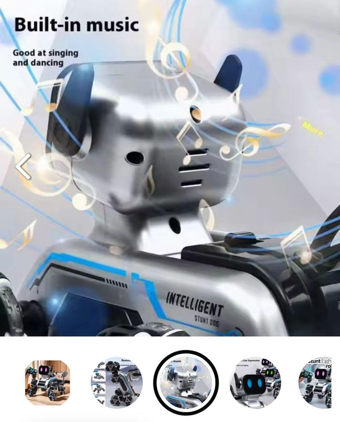 8-Wheel Stunt Robot Dog Car