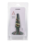 Silicone anal plug in packaging with 'Doc Johnson' branding on a white background