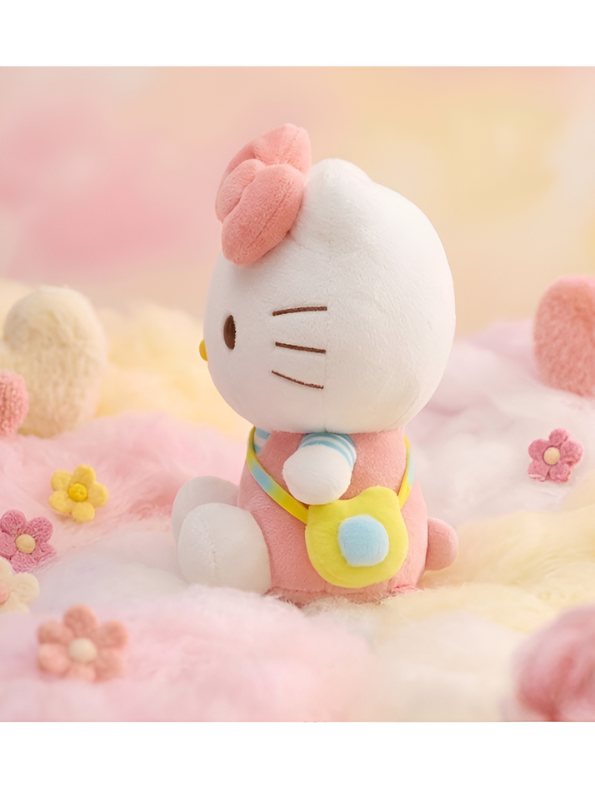 Adorable 10" Hello Kitty Plush with Camera Crossbody Bag – Premium Quality Soft Toy ST15453