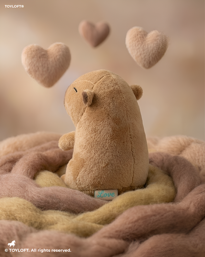 Adorable Capybara Plush – 7-Inch Soft Animal Toy with Love Heart – Perfect Gift for All Ages ST16774