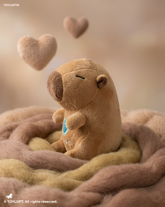 Adorable Capybara Plush – 7-Inch Soft Animal Toy with Love Heart – Perfect Gift for All Ages ST16774