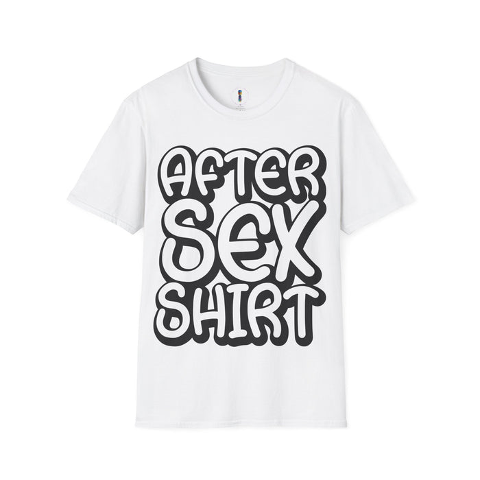 After Sex Unisex Softstyle T-Shirt - Fun Graphic Tee for Couples