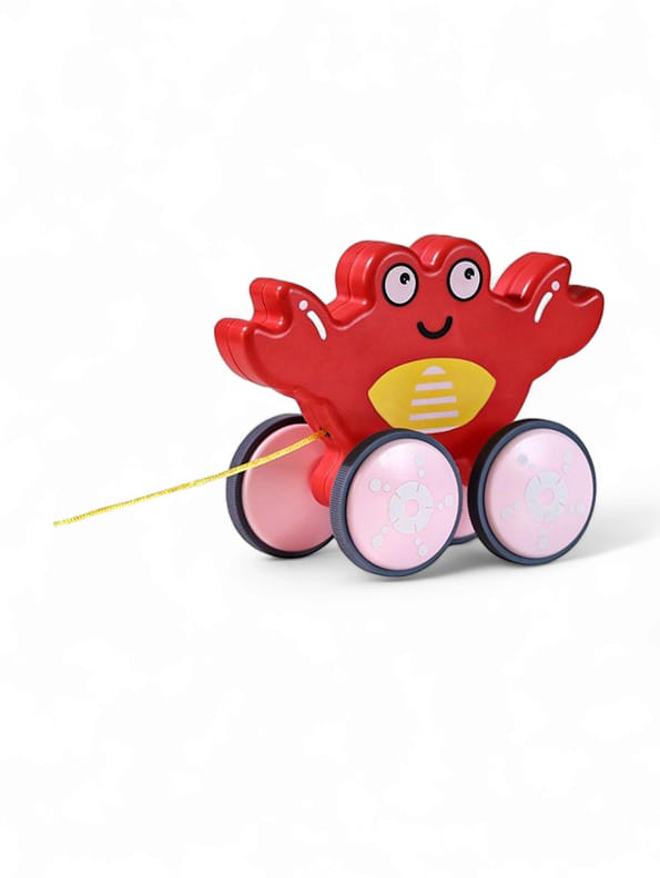 Animal Pull Along Toy For Kids - Crab (NX.L-J-10) - Toyloft