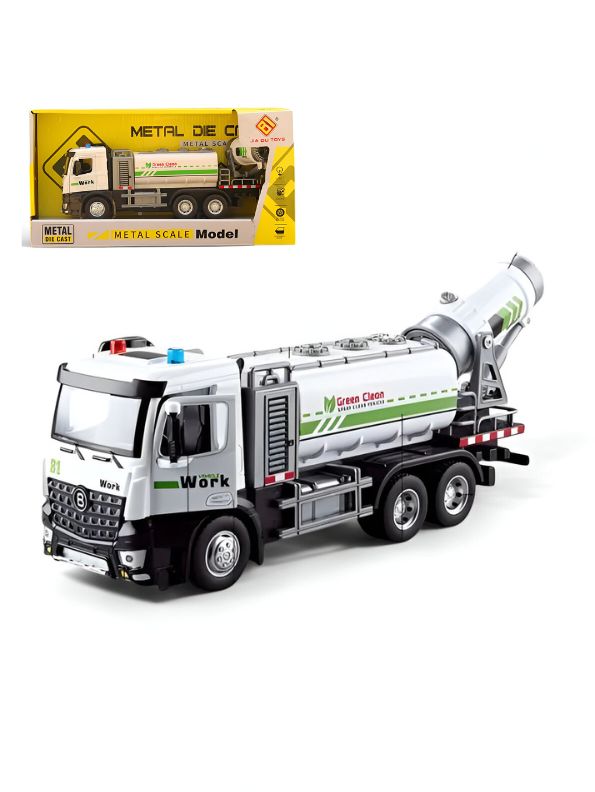 Anti-Epidemic Green Clean Fog Truck Toy – Disinfection-Style Vehicle Toy for Kids LMI12780