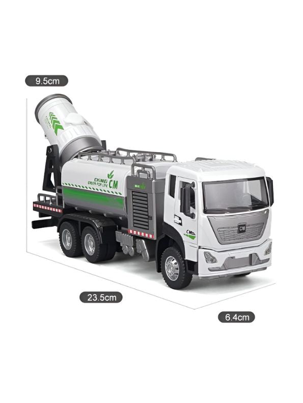 Anti-Epidemic Green Clean Fog Truck Toy – Disinfection-Style Vehicle Toy for Kids LMI12780