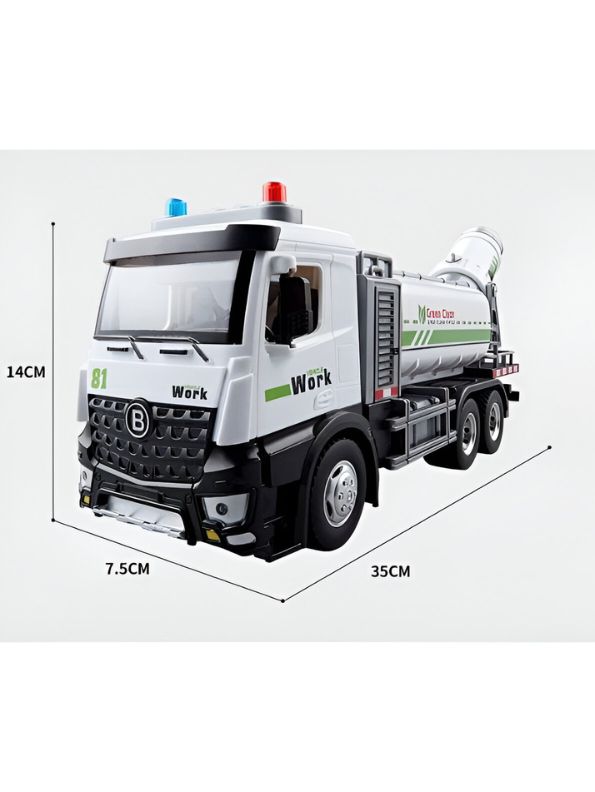 Anti-Epidemic Green Clean Fog Truck Toy – Disinfection-Style Vehicle Toy for Kids LMI12780
