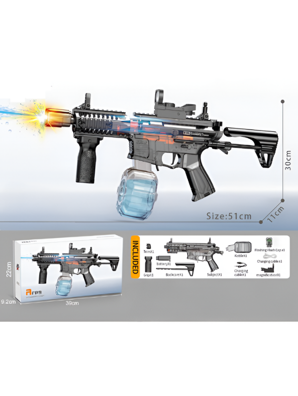 ARP9 Style Electric Automatic Water Blaster Toy Gun for Kids & Adults | High Pressure Rechargeable Water Shooter LMI16800