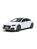 Audi A7 Alloy Diecast Car Model | White 1:24 Scale Premium Metal Collectible Toy Car with Opening Doors TV6181