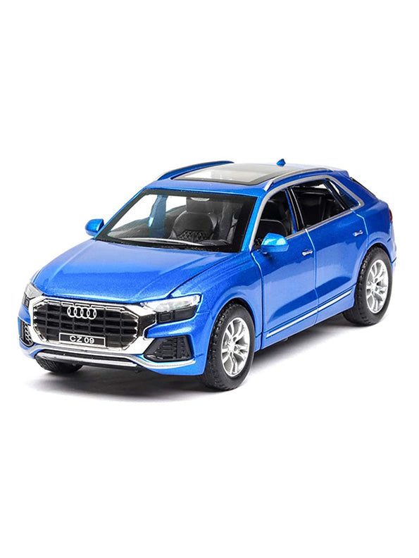 Audi Q8 Road Race Metal Model Diecast Car - Blue (L12-65) - Toyloft
