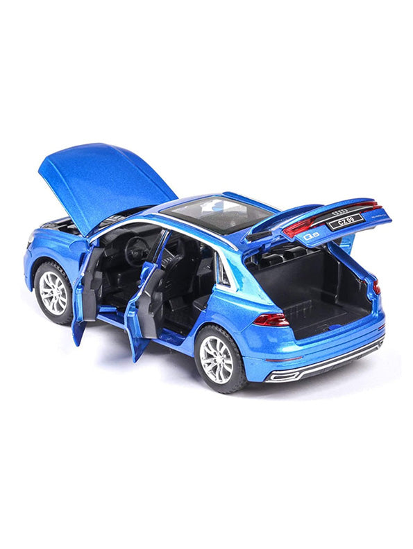 Audi Q8 Road Race Metal Model Diecast Car - Blue (L12-65) - Toyloft