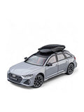 Audi RS6 Avant Model 1:24 Scale Diecast Car - Grey Metal Collectible | MD-O-24 - Toyloft