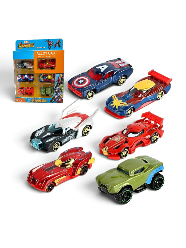 Avengers Metal Toy Cars Set of 6 TV4415.