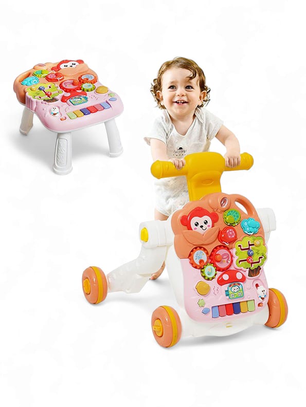 Baby Push Walkers In Baby Activities & Gear - Brown (NX-L-J-9) - Toyloft