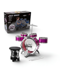 Band Kids Drum Set Toy - 5-Piece Musical Instrument Kit for Toddlers & Children - Pink TV1103
