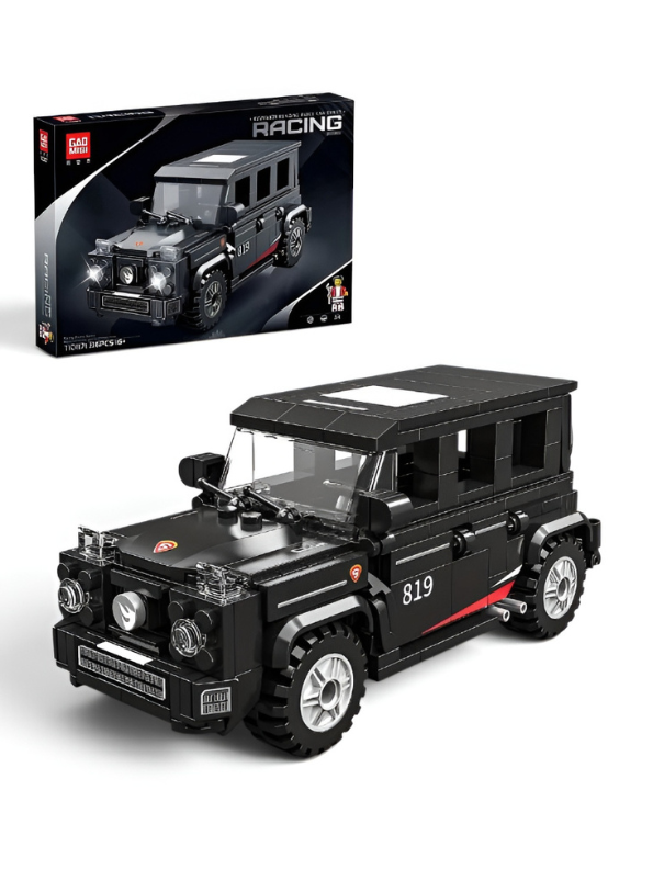 Black Racing SUV Building Blocks Toy – 316 Construction Model Car Set TV3924