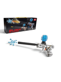 Blokk Blaster Automatic Gel Ball Gun with Water Bead Hopper & Silencer Extension, Write Graffiti Splatter MD446