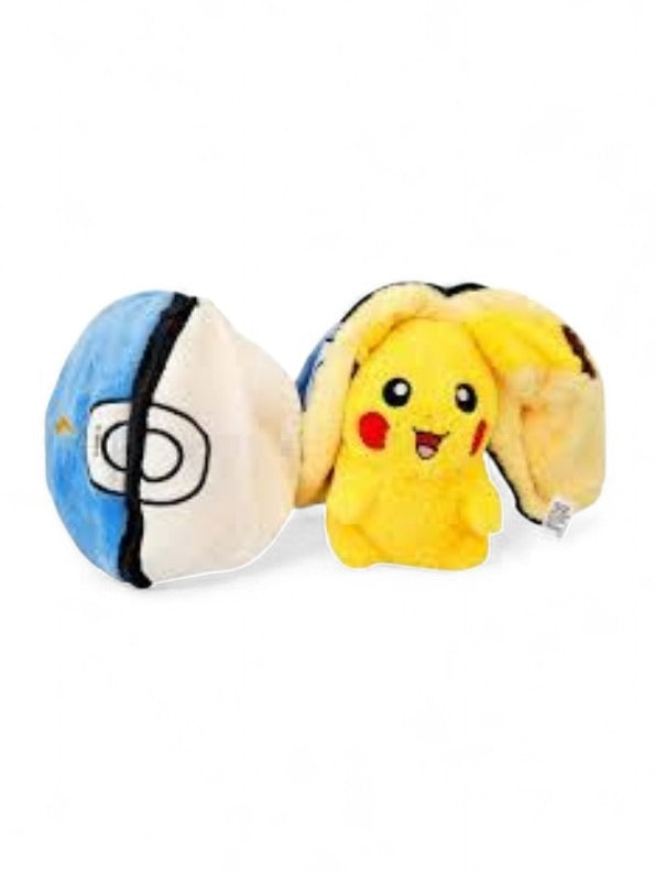 Blue - Ash's Pikachu Stuffed Animal with Hat | 21 cm Adorable Pokemon Soft Plush Toy Kids ST15156