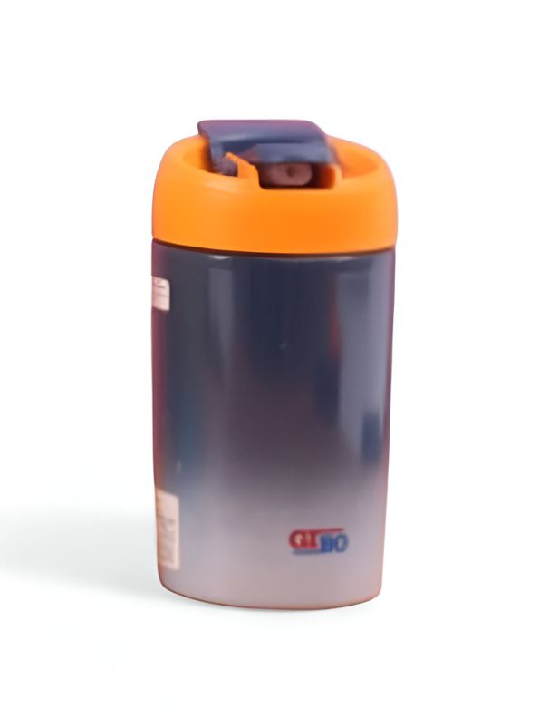 Blue - Double Shaded 2-in-1 Water Bottle 370ml - Stylish & Compact for Office Workers NOV3295.
