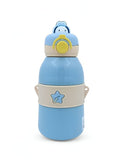Blue - Toto Kids Water Bottle 490ml – Cute Bunny Lid with Star Design | Leakproof & BPA-Free for School & Travel NOV3555.