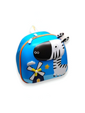 Blue - Zebra Kids Backpack - Cute 3D Animal School Bag for Toddlers & Preschoolers NOVGBT-50186.