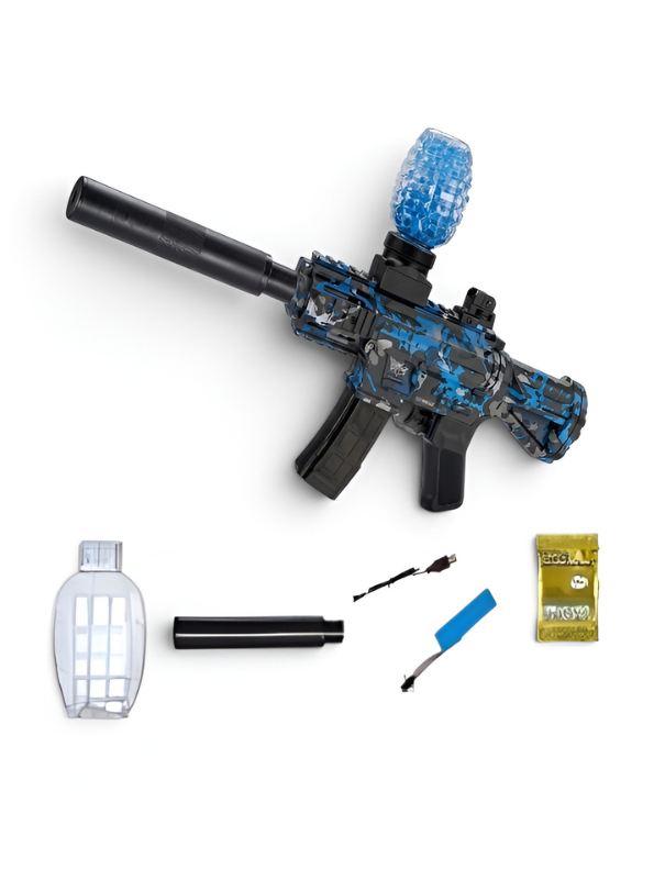 Blue Camo Electric Gel Launcher – Automatic Outdoor Toy TV7232